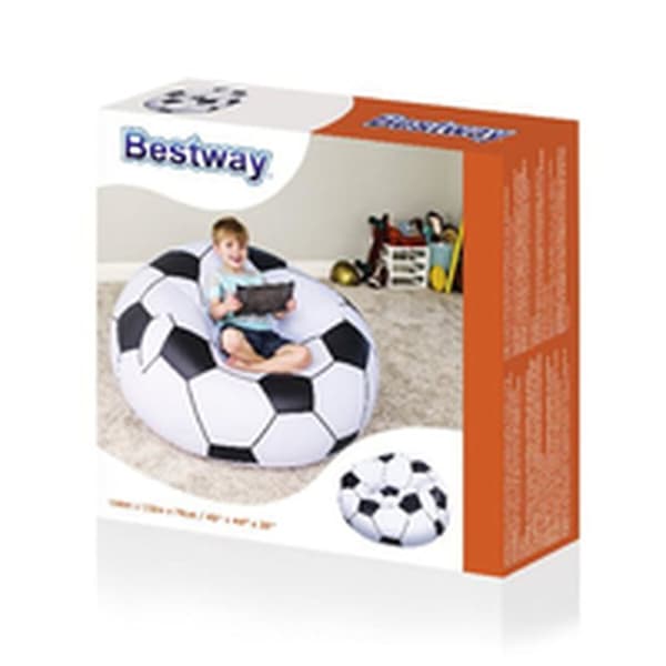 Bestway Jordens Jättestol Fotboll 114x112x66 cm +6 år Inomhus och Trädgård 75010