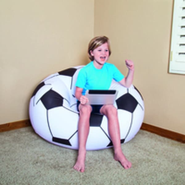 Bestway Jordens Jättestol Fotboll 114x112x66 cm +6 år Inomhus och Trädgård 75010