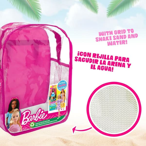 Strandleksaker set Barbie 8 Delar 18 x 16 x 18 cm