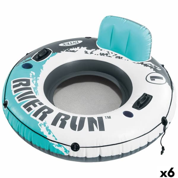 Oppblåsbar flottør Intex Gul Sitron 135 x 55 x 135 cm (6 enheter)