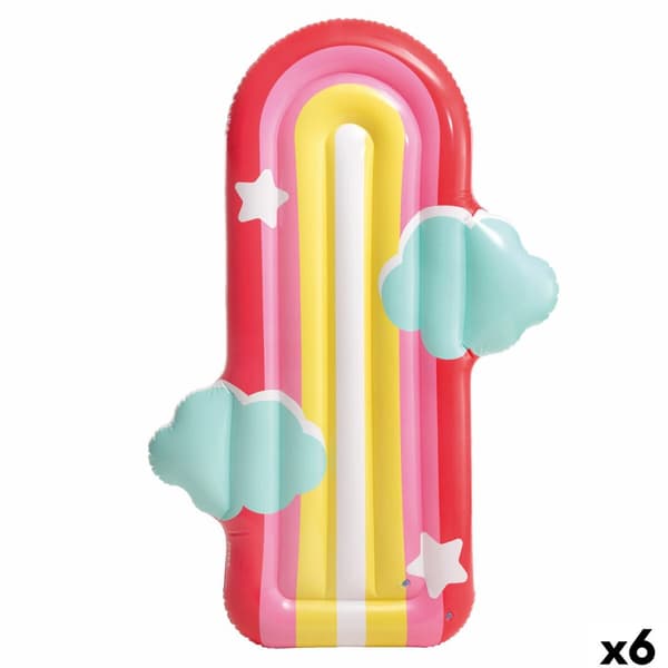 Ilmapatja Intex Sateenkaari 183 x 132 cm Monivärinen (6 osaa)