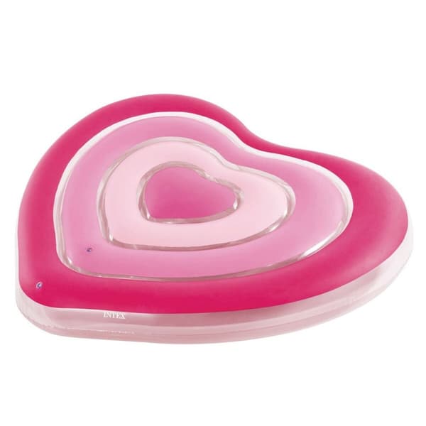 Ilmapatja Intex Sydän 135 x 155 x 25 cm Pinkki (6 osaa)