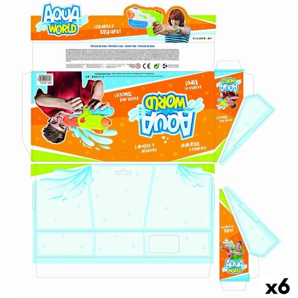 Vesipistooli Colorbaby 34,5 x 16 x 5 cm (6 osaa)