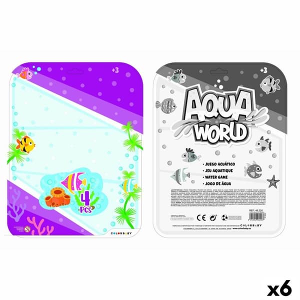 Vandspil Colorbaby AQUA WORLD 16,5 x 19,7 x 2,5 cm (6 enheder)