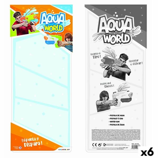 Vesipistooli Colorbaby 37,5 x 20 x 5 cm (6 osaa)