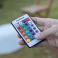Miniatyrbild 5 av 11: Uppblåsbar stol med flerfärgad LED och fjärrkontroll Pulight InnovaGoods