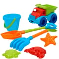 Miniatyrbild 1 av 2: Strandleksaker set Colorbaby 18 cm Lastbil 7 Delar