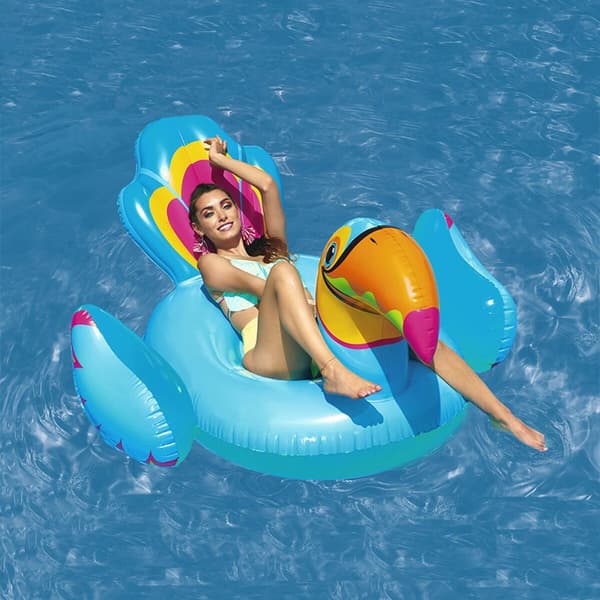 Bestway Inflatable Figure Tukan med handtag Beach och Pool 41126