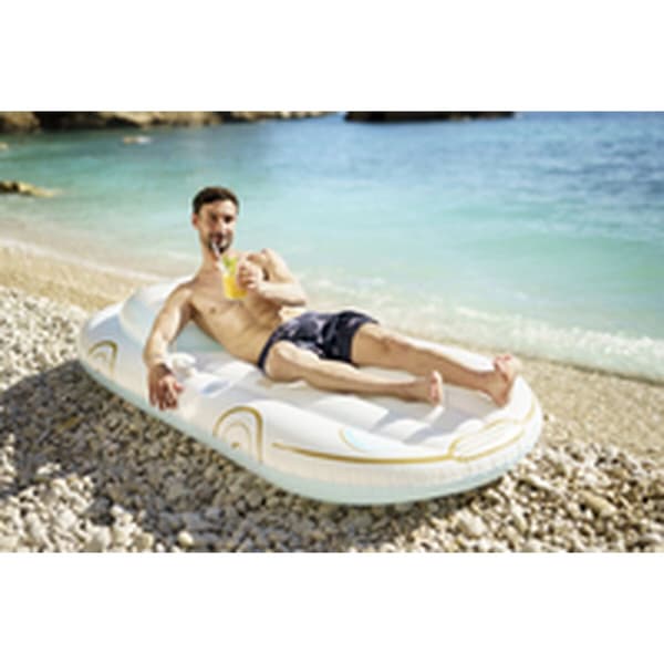 Bestway Uppblåsbar Flotte kryssare med Ryggstöd och Handtag 228x108 cm Strand och Pool 43651