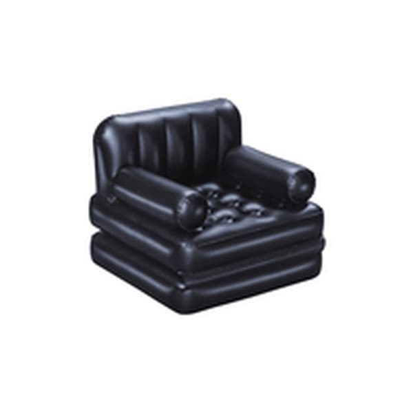 Bestway Uppblåsbar Stol 4 Positioner Svart 191x38x25 cm Inuti 75114