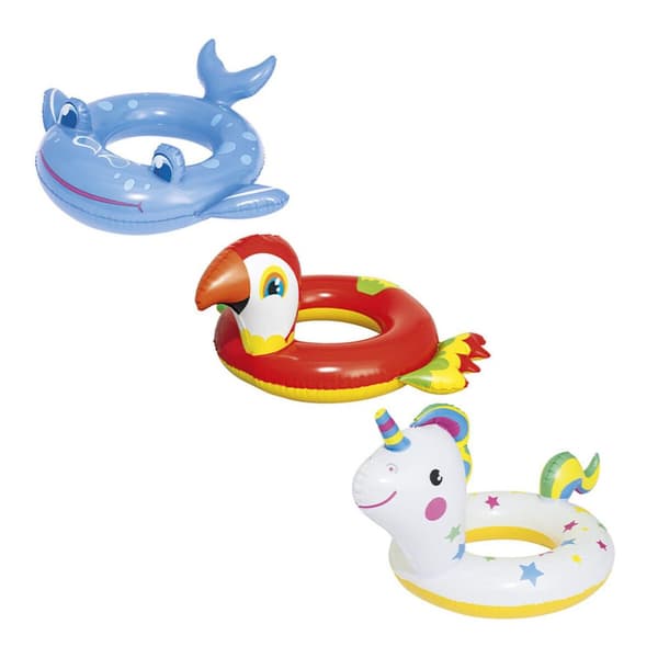 Bestway Uppblåsbar Djurflytare Olika Färger 84x71 cm +3 till 6 År Strand och Pool 36128