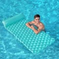 Miniatyrbild 3 av 5: Bestway Rullbar Inflatable Madrass Olika Färger 213x86 cm Strand och Pool 44020