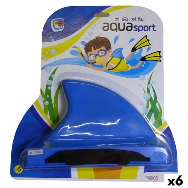 Vattenlek AquaSport Blå Haj (6 antal)