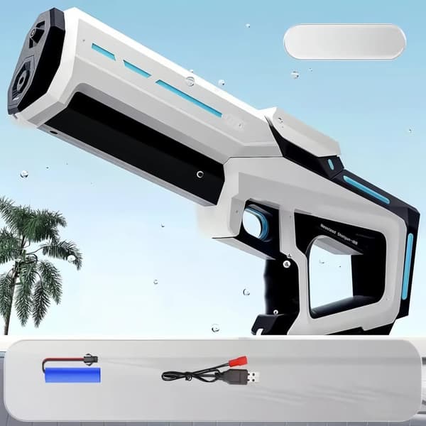Automatisk Vattenpistol – 10 meters Skottvidd | Vattentät & Självsugande