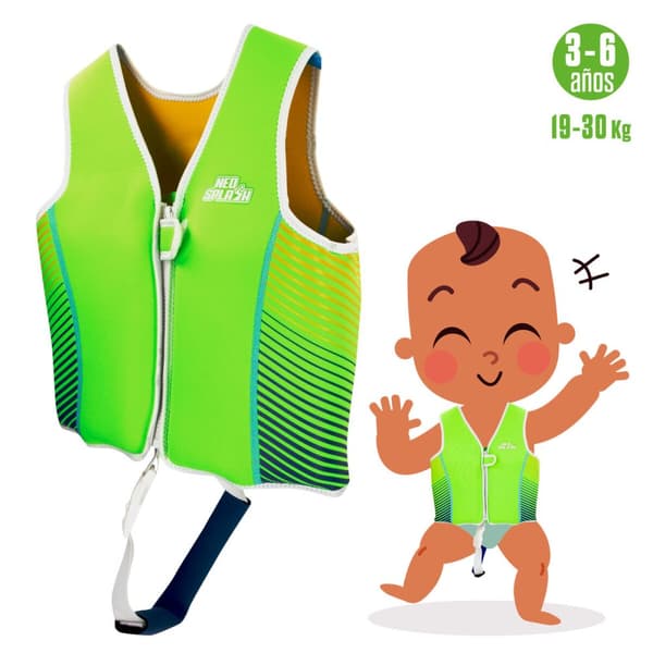 Oppblåsbar redningsvest AquaSport 32 x 34 x 10 cm (2 enheter)
