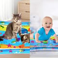 Miniatyrbillede 8 af 8: Lollanda Baby Vandmåtte - Legemåtte til babyer, Oppustelig legemåtte med vandkanter