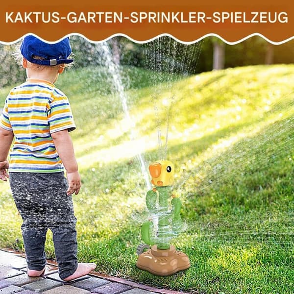 Lollanda Vandsprinkler og Spraylegetøj – Kaktusformet sprinkler til have, græsplæne, pool og udendørs leg