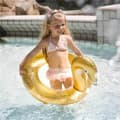 Miniatyrbild 3 av 7: Uppblåsbar poolflotta Swim Essentials Swan Glitter