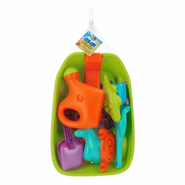Strandleksaker set Colorbaby Skottkärra polypropen (12 antal)