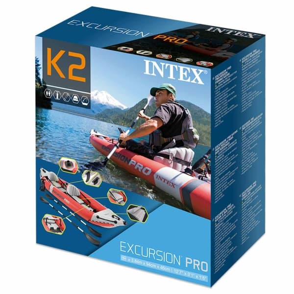 Oppustelig kano Intex Excursion Pro Oppustelig 94 x 46 x 384 cm