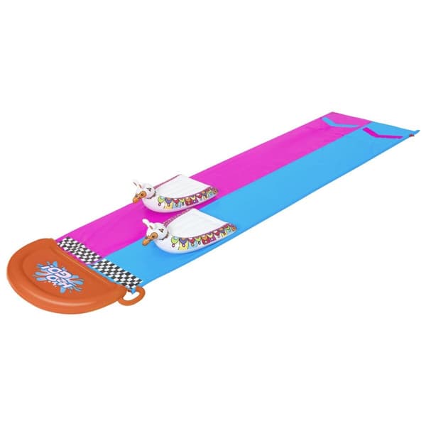 Bestway Rutsjebane med Dobbelt Oppustelige Dyr Llama 488x138 cm +3 År Have 52320