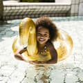 Miniatyrbillede 6 af 7: Badering Swim Essentials Swan Glitter