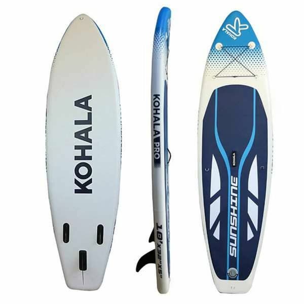 Oppustelige Paddle Surf Board med tilbehør Kohala Sunshine Hvid (305 x 81 x 12 cm)