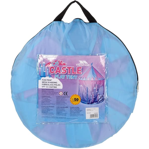 Trespass Childrens/Kids Chateau Play Tent With Packaway Bag