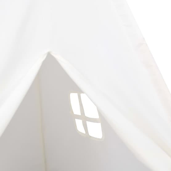 Tipitält För Barn Med Väska Peachskin Vit 120X120X150 Cm