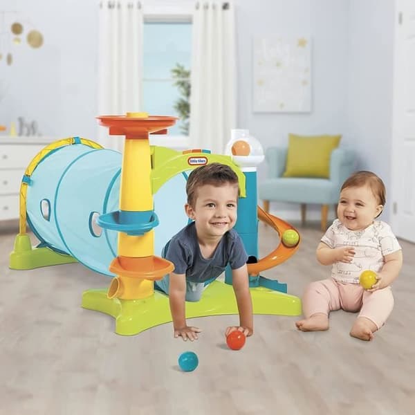 2 i 1 aktivitetstunnel - Little Tikes - tidig inlärningsleksak för barn i åldrarna 1 till 3 år