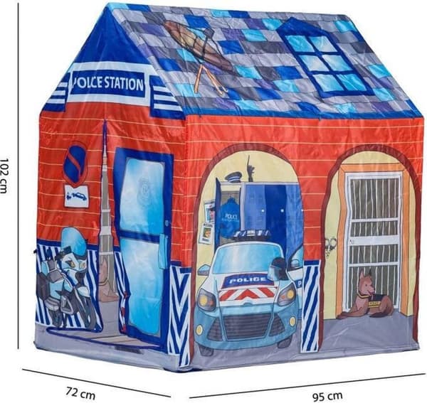 Barn lektält - polisstation - 95x72x102 cm