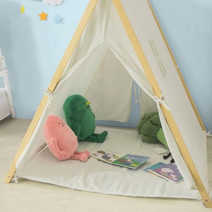 Rootz Children Kids Play Tent Playhouse with Floor Mat