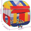 Miniatyrbillede 10 af 10: vidaXL legetelt med 550 bolde 123x120x126 cm