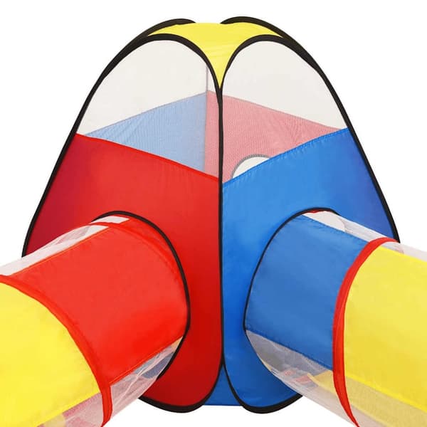 vidaXL Lasten leikkiteltta 250 pallolla monivärinen 190x264x90 cm