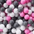Pikkukuva 10 / 11: vidaXL Lasten leikkiteltta 250 pallolla pinkki 69x94x104 cm