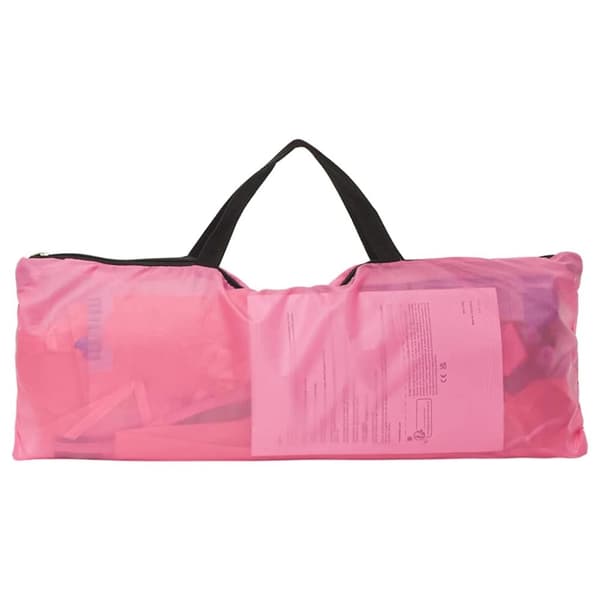 vidaXL Lasten leikkiteltta 250 pallolla pinkki 69x94x104 cm