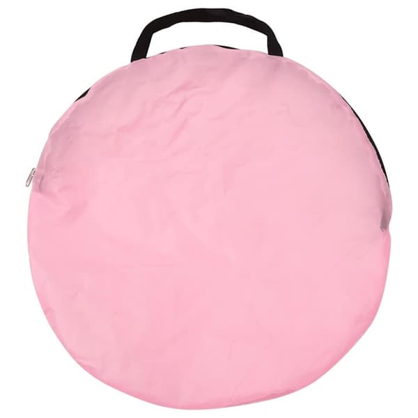 vidaXL Lasten leikkiteltta 250 pallolla pinkki 100x100x127 cm