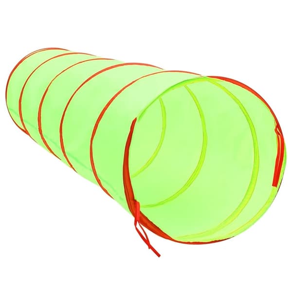 vidaXL legetunnel til børn 175 cm polyester grøn