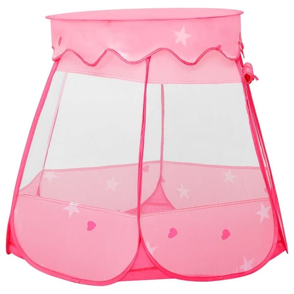vidaXL Leketelt for barn rosa 102x102x82 cm