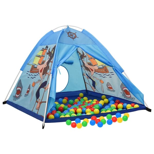 vidaXL Lasten leikkiteltta sininen 120x120x90 cm