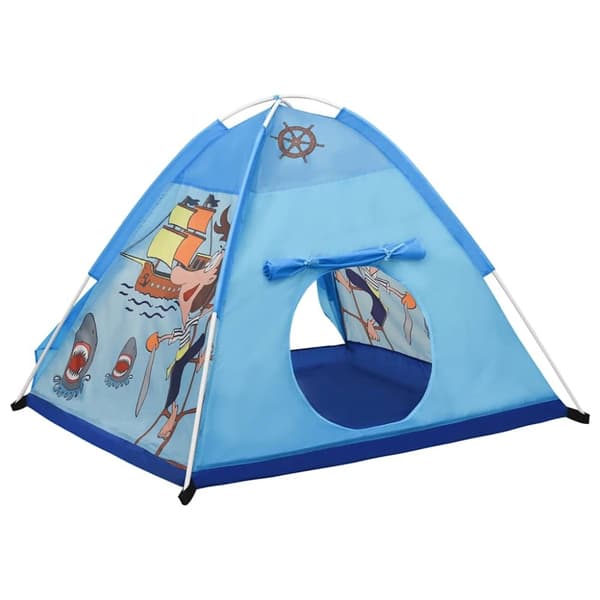 vidaXL Lasten leikkiteltta sininen 120x120x90 cm