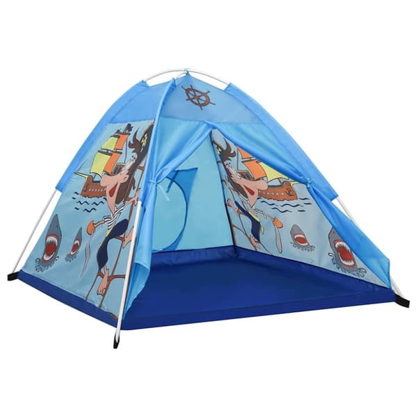 vidaXL Lasten leikkiteltta sininen 120x120x90 cm