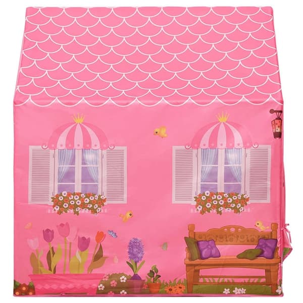 vidaXL Lasten leikkiteltta pinkki 69x94x104 cm