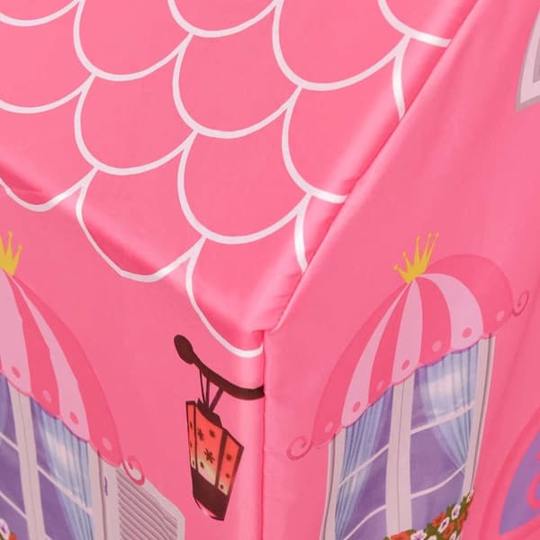 vidaXL Lasten leikkiteltta pinkki 69x94x104 cm