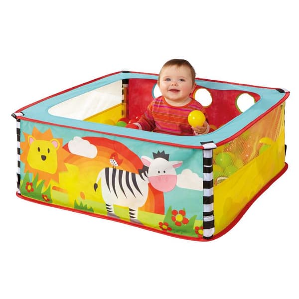Zebra Bollhav med 30 bollar och 3 leksaker
