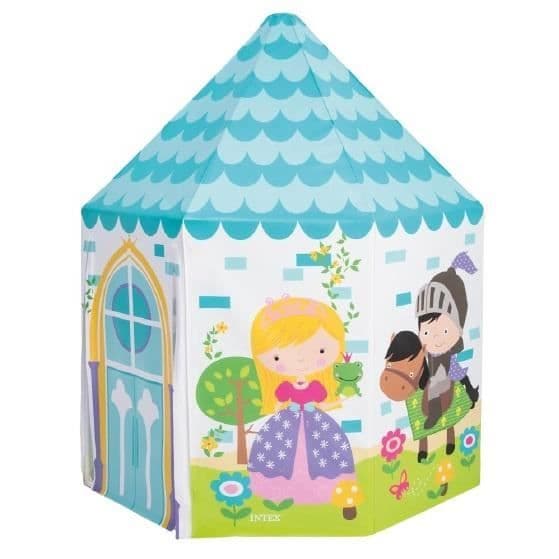Intex lektält Princess junior 130 x 104 cm blå vinyl