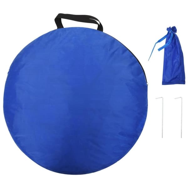 vidaXL agilitytunnel til hunde Ø40x200 cm polyester blå
