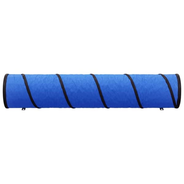 vidaXL agilitytunnel til hunde Ø40x200 cm polyester blå