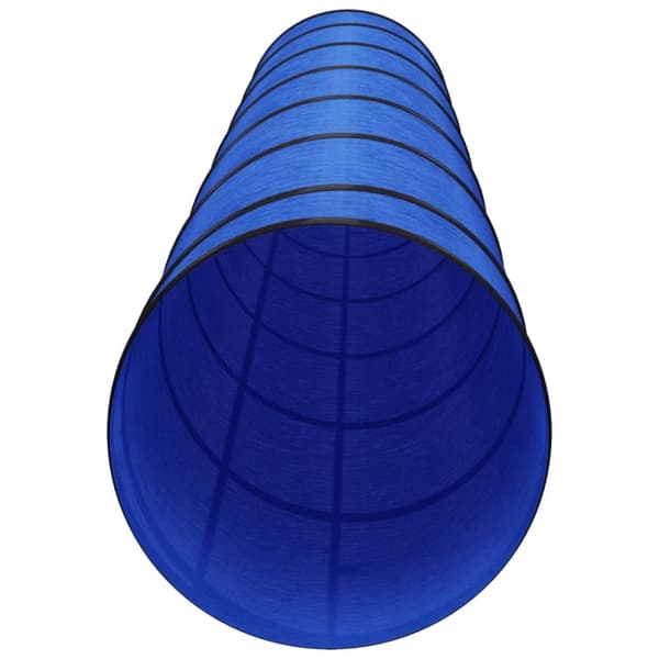 vidaXL agilitytunnel til hunde Ø50x300 cm polyester blå