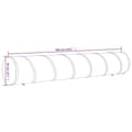 Miniatyrbillede 8 af 8: vidaXL agilitytunnel til hunde Ø50x300 cm polyester blå